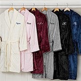 Personalized Luxury Fleece Bath Robes - 25874