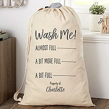 Wash Me Personalized Laundry Bag - 25924