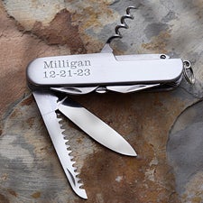 Personalized All Purpose Pocket Knife - Multi Functions - 2597