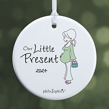 Ready To Pop Personalized Pregnancy Ornaments by philoSophies - 25986