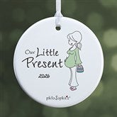 Ready To Pop Personalized Pregnancy Ornaments by philoSophies - 25986