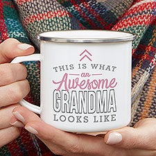 This Is What an Awesome Grandma Looks Like Personalized Camping Mug - 26007