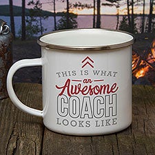 This Is What an Awesome Coach Looks Like Personalized Camping Mug - 26010