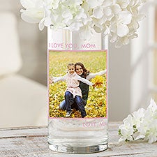 Picture Perfect Personalized Photo Vase for Mom - 26058