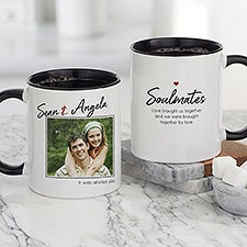 Soulmates Personalized Romantic Photo Coffee Mugs - 26072