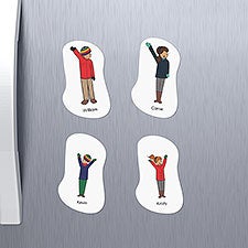 philoSophies Winter Character Collection Personalized Magnets - 26079