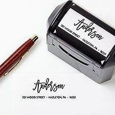 Script Name Personalized Address Stamp - 26099