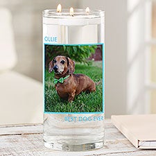 Picture Perfect Personalized Pet Memorial Photo Vase - 26119
