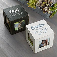 Established Personalized Photo Cubes - 26238