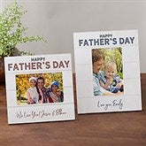 Father's Day Personalized Shiplap Picture Frame - 26281