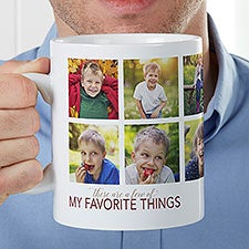 My Favorite Things Personalized 30 oz Oversized Coffee Mug - 26349