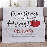 Inspiring Teacher Personalized Blankets - 26408