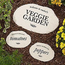 Garden Plant Markers Personalized Garden Stones - 26439