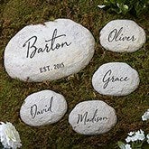 Personalized Elegant Family Garden Stones - 26440