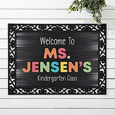 Personalized Teachers Classroom Doormats - 26459