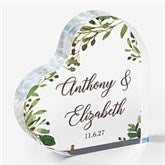 Laurels of Love Personalized Heart Wedding Keepsake - 26490