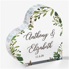 Laurels of Love Personalized Heart Wedding Keepsake - 26490