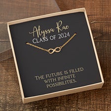 Graduation Necklace With Personalized Message Card - 26500