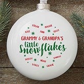 Our Little Snowflakes Personalized Deluxe Ornament - 26543