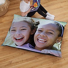 Personalized Kids Photo Floor Pillows - 26556