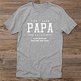 Five Star Grandpa Personalized Men's Shirts - 26600