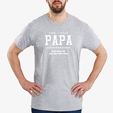 Five Star Grandpa Personalized Mens Shirts - 26600