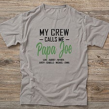 My Squad Calls Me Grandpa Personalized Shirts - 26611