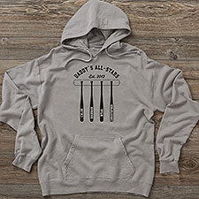 Dad's All Stars Personalized Sweatshirts - 26616