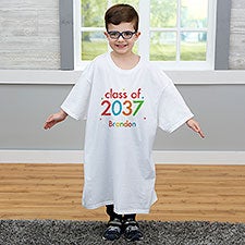 Grow With Me Personalized Class of 20XX Graduation Shirt - 26619