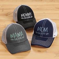 Established Mom Custom Embroidered Baseball Caps - 26639