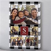 Custom Pattern Vertical 5 Photo Collage Canvas Prints - 26685