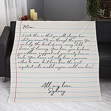 Letter To Mom Personalized Blankets For Mom - 26699