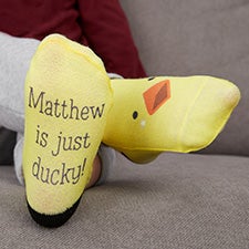 Duck Personalized Toddler Socks - 26792