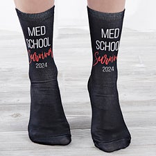 Survivor Personalized Graduation Adult Socks - 26800