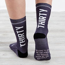 Timeless Birthday Personalized Womens Socks - 26805
