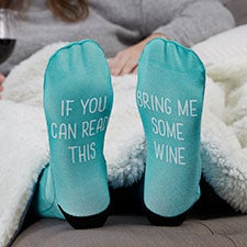 Scripty Style Personalized Socks - 26809