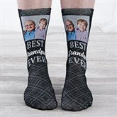 Best Grandpa Ever Personalized Photo Socks - 26817