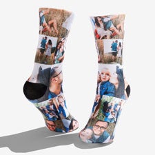 Photo Collage Personalized Photo Socks - 26827