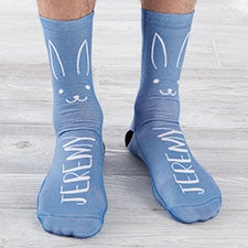 Papa Bunny Personalized Easter Socks - 26838