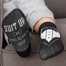 Suit Up Personalized Toddler Socks - 26882