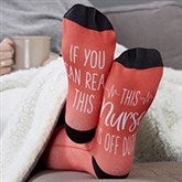 Nurse Off Duty Personalized Nurse Socks - 26888