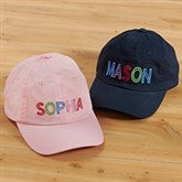 Rainbow Name Embroidered Baseball Caps - 26919