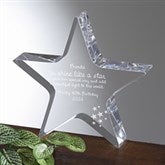 Personalized Birthday Star Sculpture - You Shine Like a Star Design - 2693
