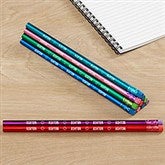 Icons Metallic Personalized Pencil Sets - 26969