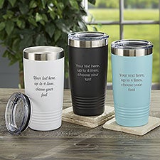 Personalized 20 oz Vacuum Insulated Stainless Steel Tumblers - 26973