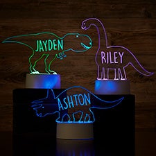 Dinosaur Night Light Personalized LED Sign - 27066
