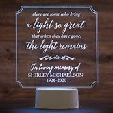 Personalized Memorial Light Up Acrylic LED Sign - 27068