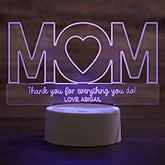 Mom Personalized Acrylic LED Sign - 27069