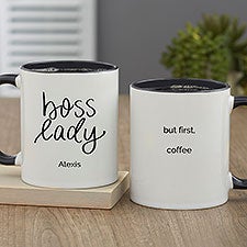 Personalized Boss Lady Coffee Mugs - 27084