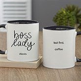 Personalized Boss Lady Coffee Mugs - 27084